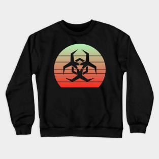 Hazard malware symbol Crewneck Sweatshirt